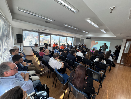 Prefeito Sebastião Melo na abertura do encontro entre equipe técnica do Projeto Arquipélago e servidores municipais