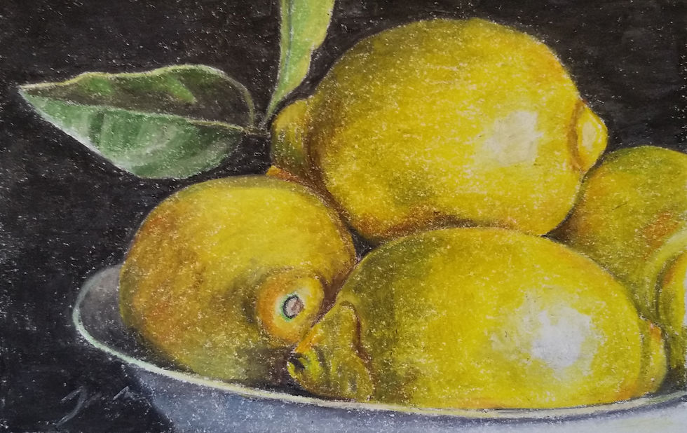 Bowl of lemons (sold)