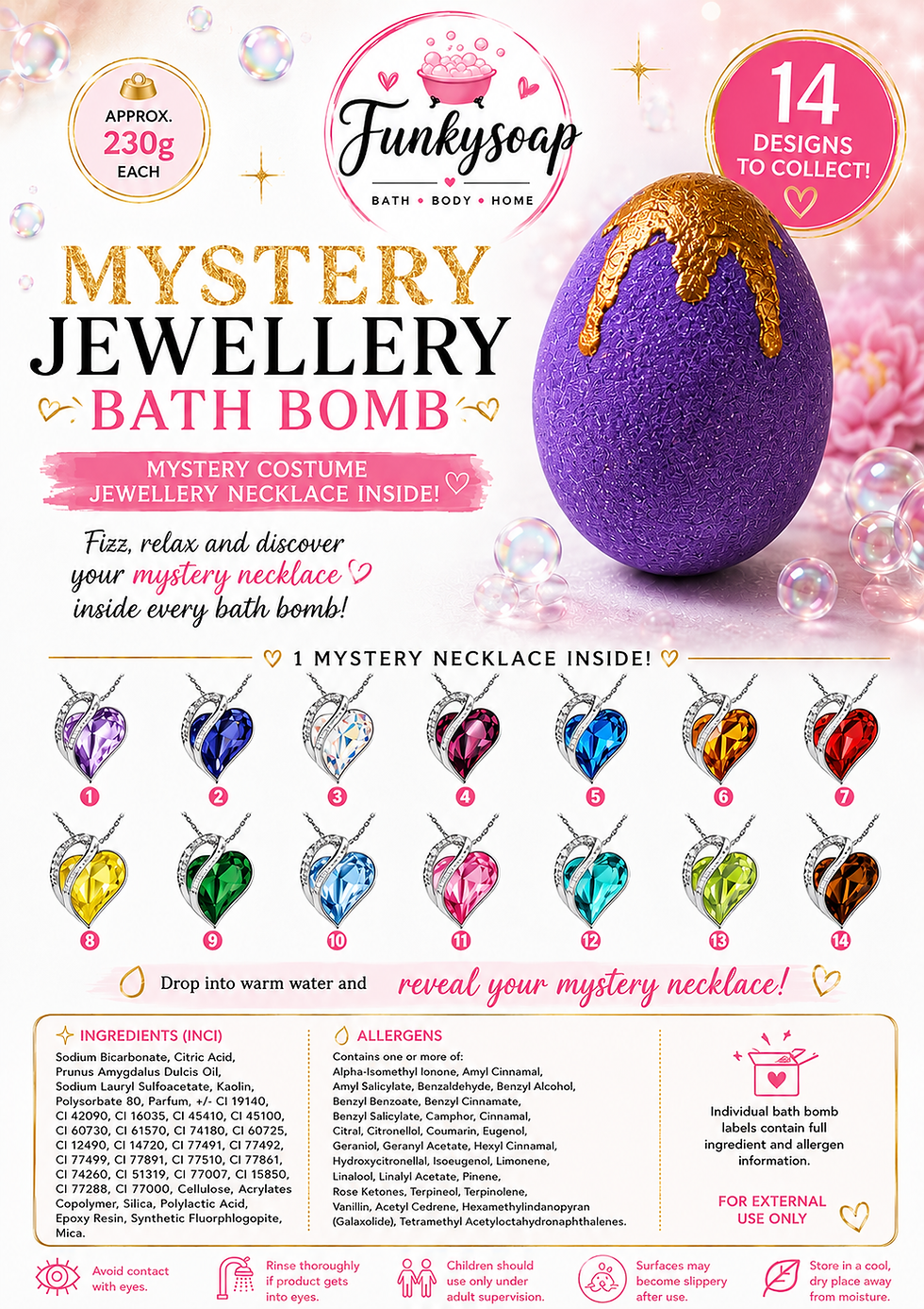 Thumbnail: 💎 JEWELLERY BATH BOMB – Berry Comfort