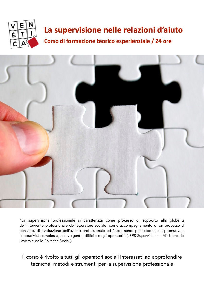 locandina corso supervisione