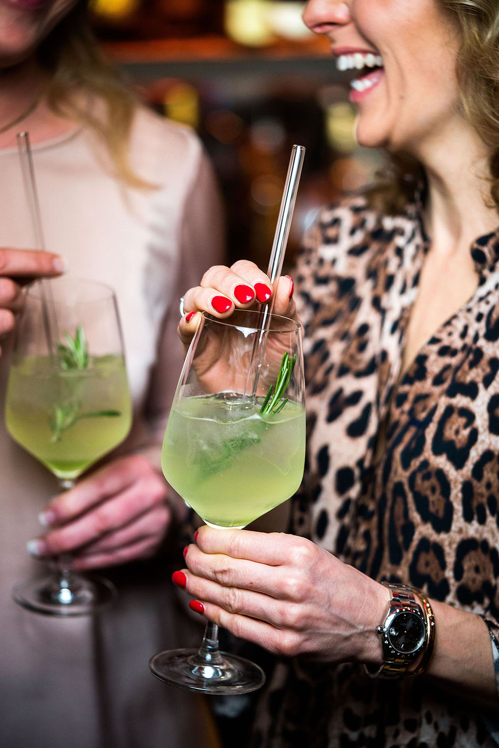Miniaturbild: 50 Stück Glas Strohhalme - schneeweiß - Restposten
