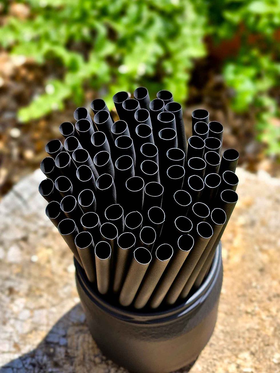 Thumbnail: Plastikfreier Bio Strohhalm NatureSaver im Glas