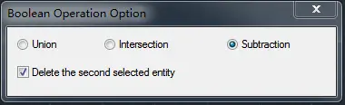 Boolean Operation Option