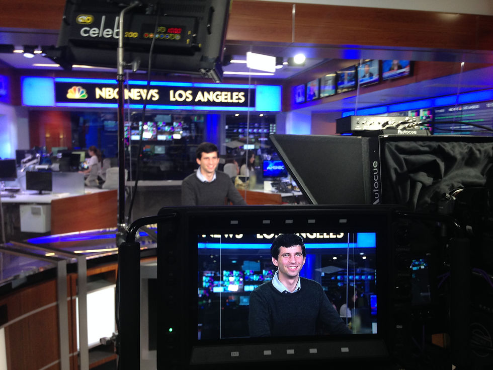 Eytan Wallace at NBC News internship