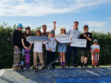 Board AF represent at the big beach skate jam