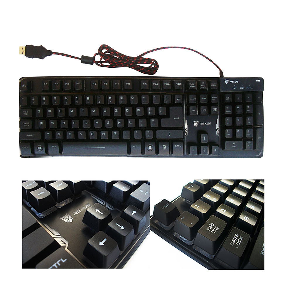 Thumbnail: Keyboard Gaming Rexus K9 RGB Backlight