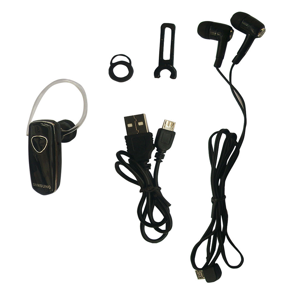 Thumbnail: Earphone Samsung Bluetooth HM3500 - Hitam