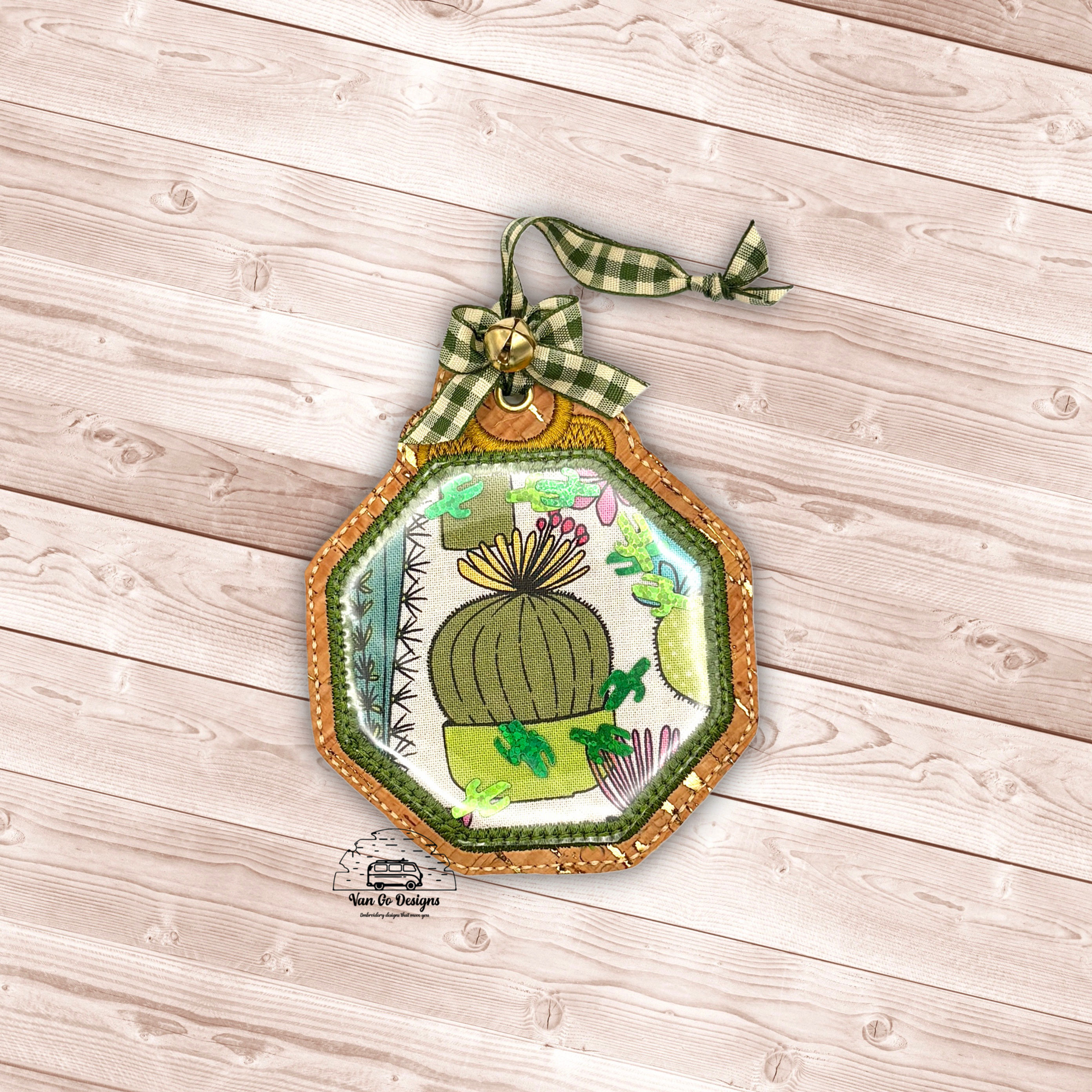 Octagon Blank Shaker Applique Ornament- DIGITAL DOWNLOAD