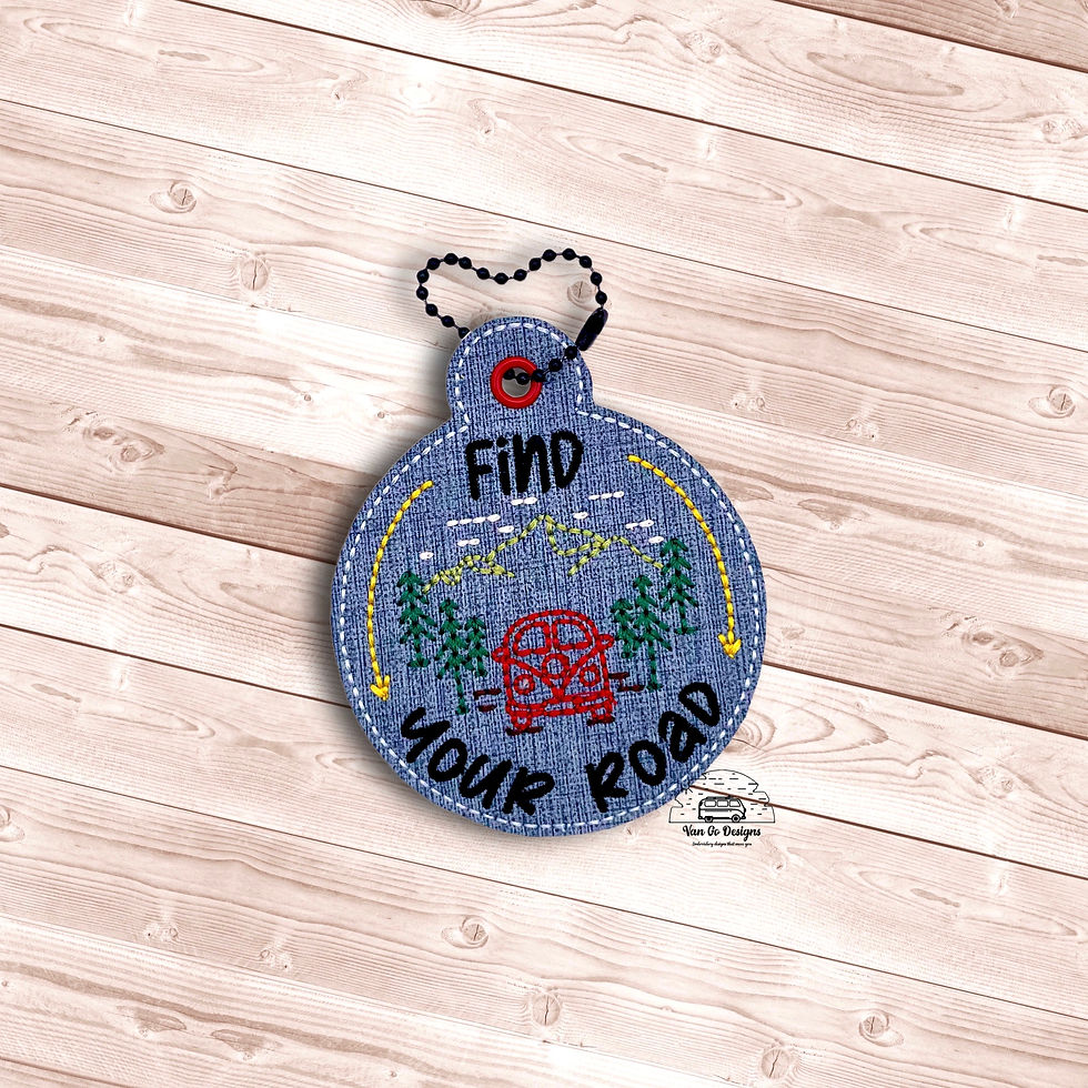 Find Your Road Bag Tag- DIGITAL DOWNLOAD