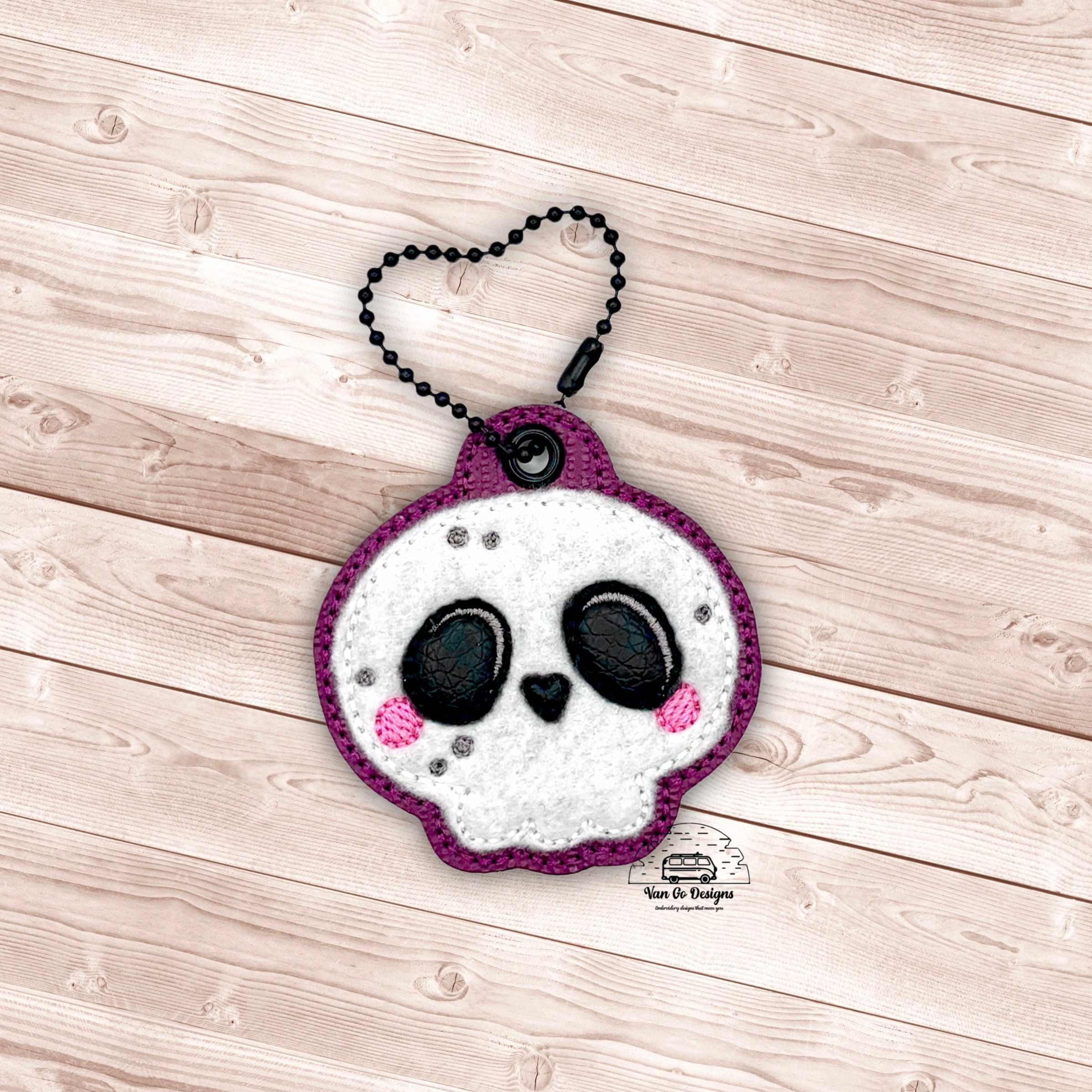 Raw Edge Applique Skull Eyelet- DIGITAL DOWNLOAD