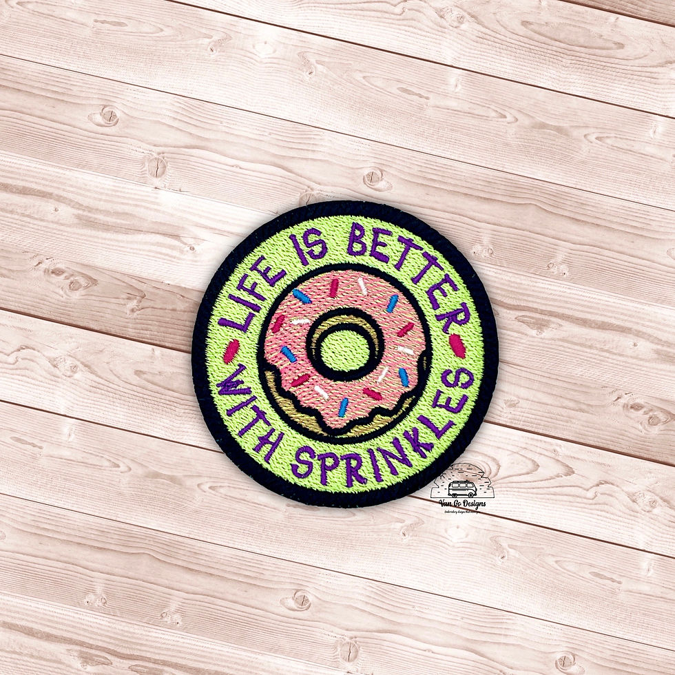 Better with Sprinkles Patch- DIGITAL DOWNLOAD