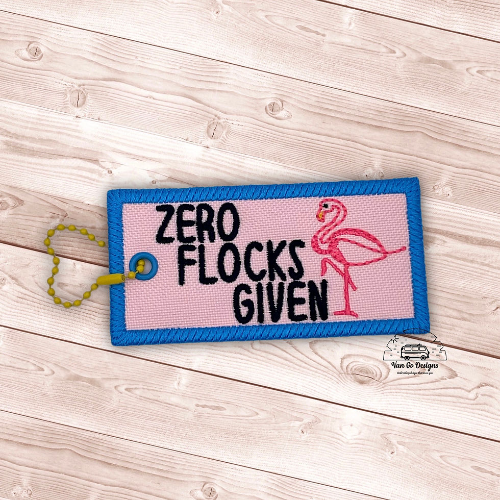 Zero Flocks Given Soft Bag Tag- DIGITAL DOWNLOAD