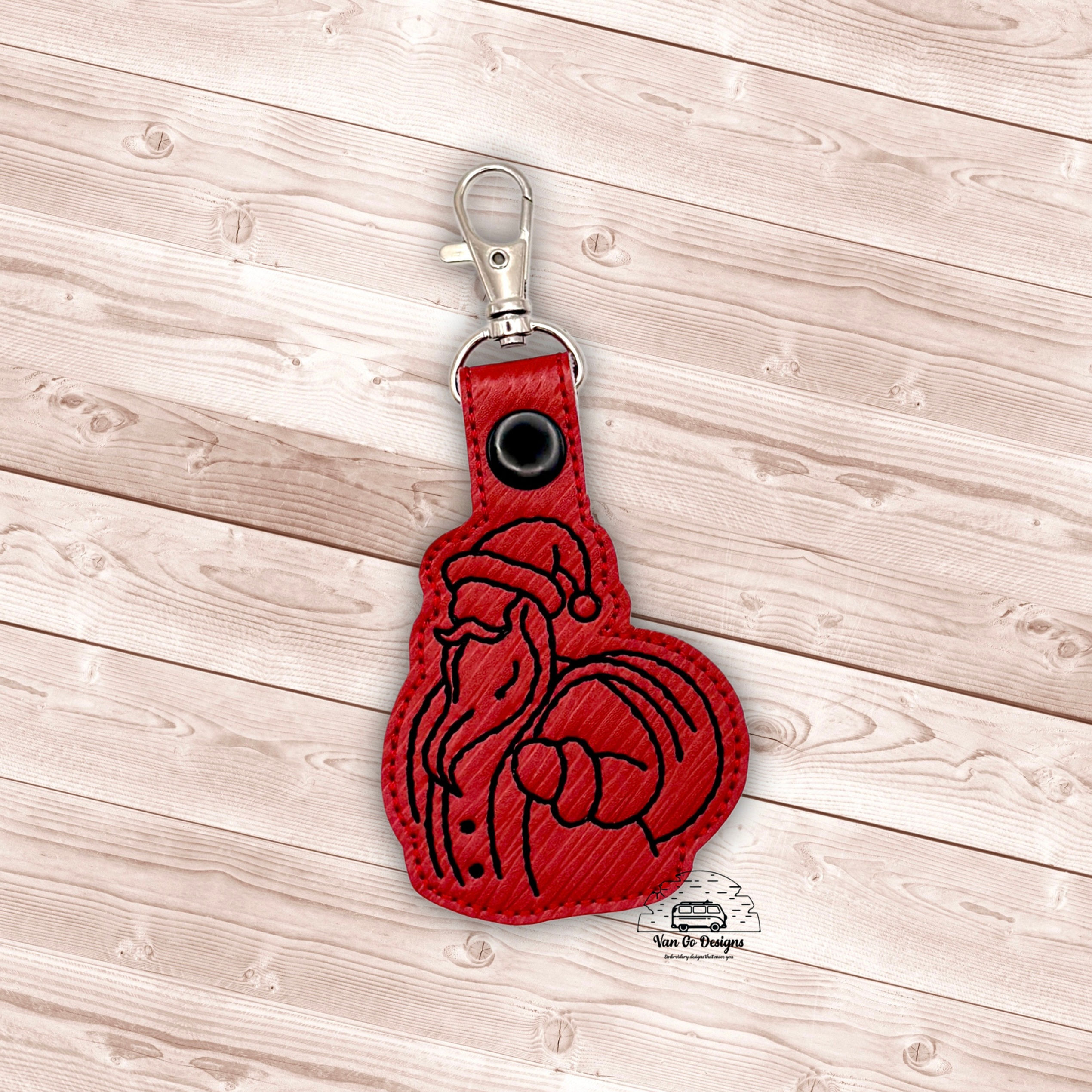 Simple Santa Snap Tag- DIGITAL DOWNLOAD