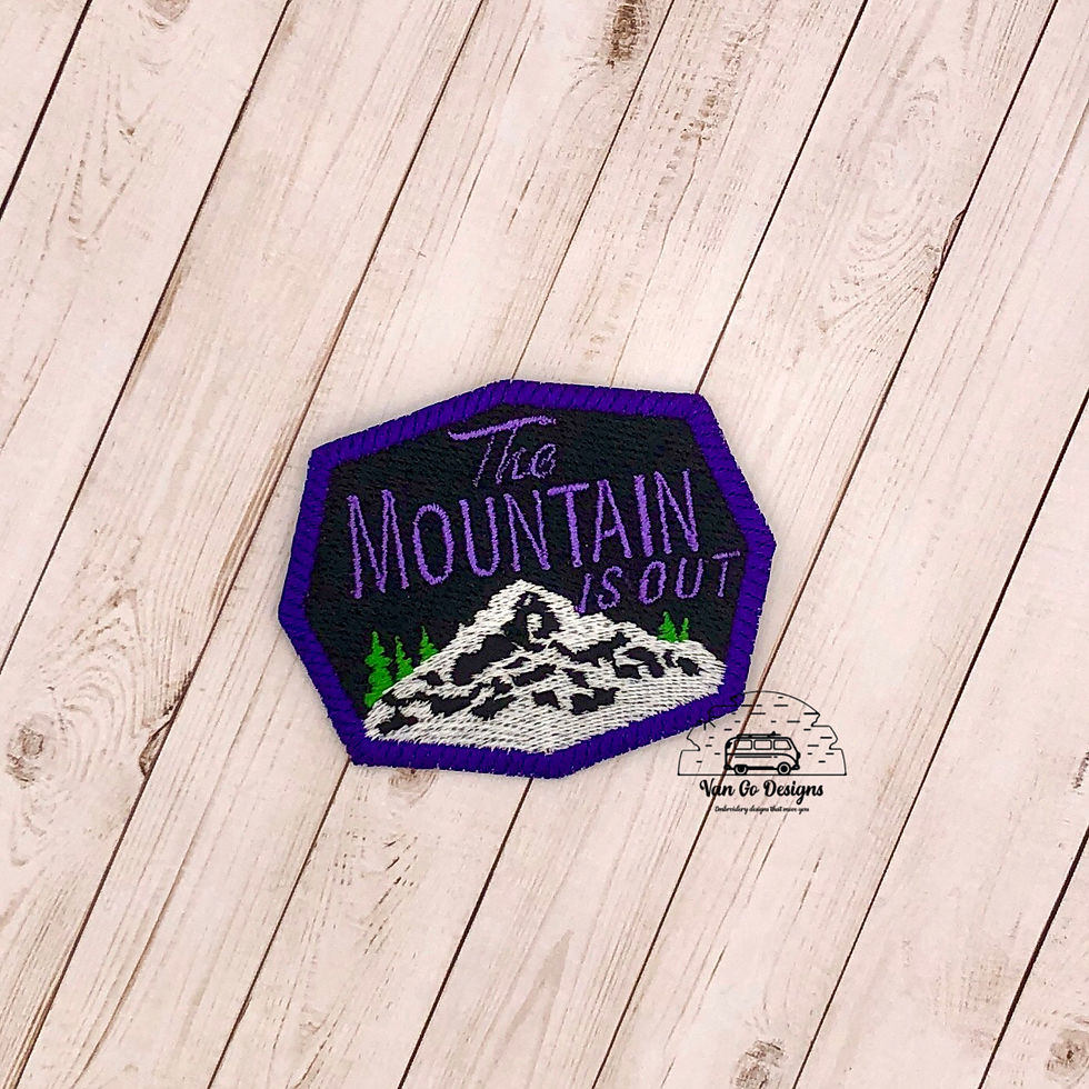 Mountain is Out Patch- DIGITAL DOWNLOAD