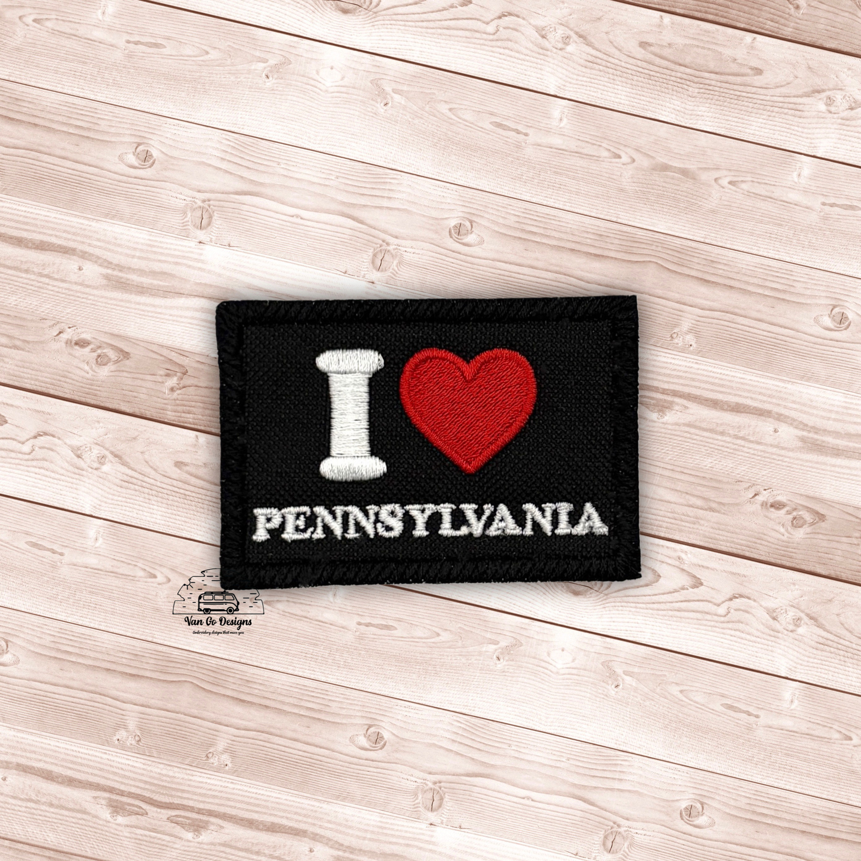 I Love Pennsylvania Patch- DIGITAL DOWNLOAD