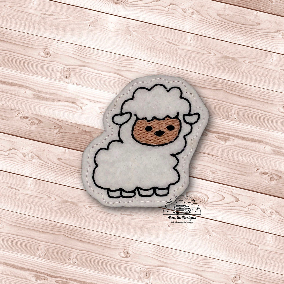 Sheep Feltie- DIGITAL DOWNLOAD