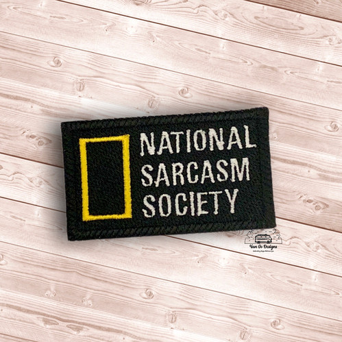 National Sarcasm Patch- DIGITAL DOWNLOAD | Van Go Designs