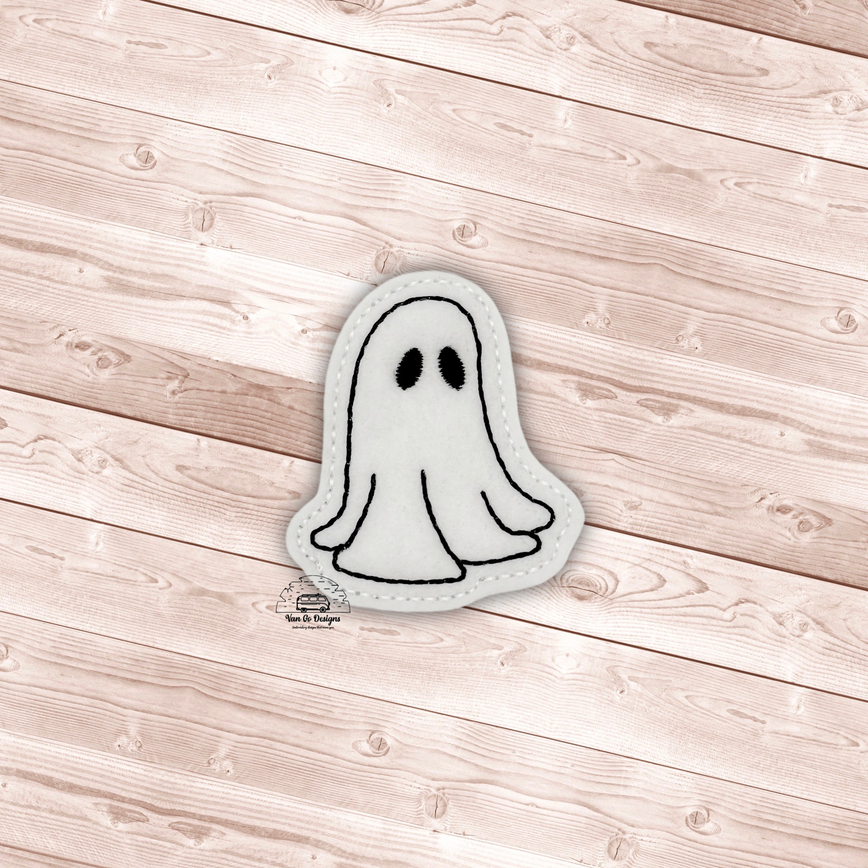 Slouchy Ghost Feltie- DIGITAL DOWNLOAD