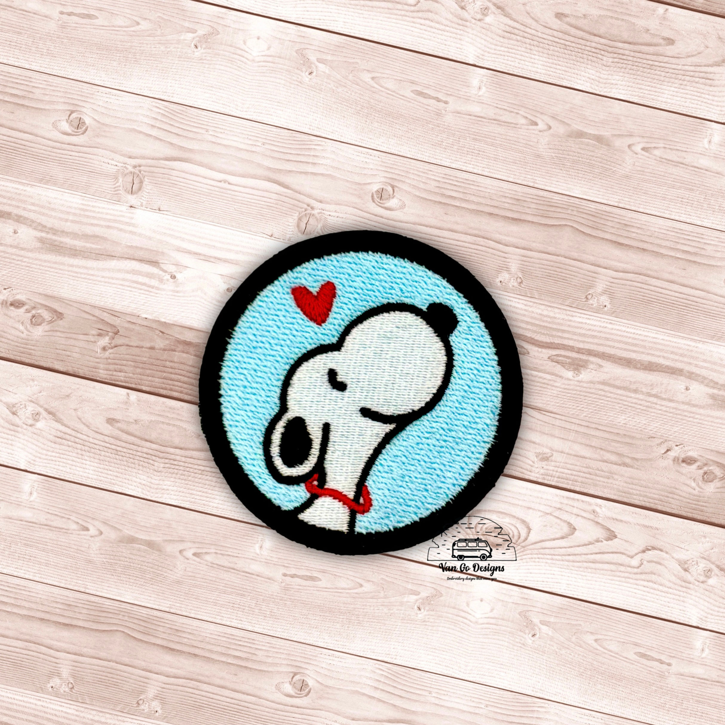 Snoopy Heart Patch- DIGITAL DOWNLOAD
