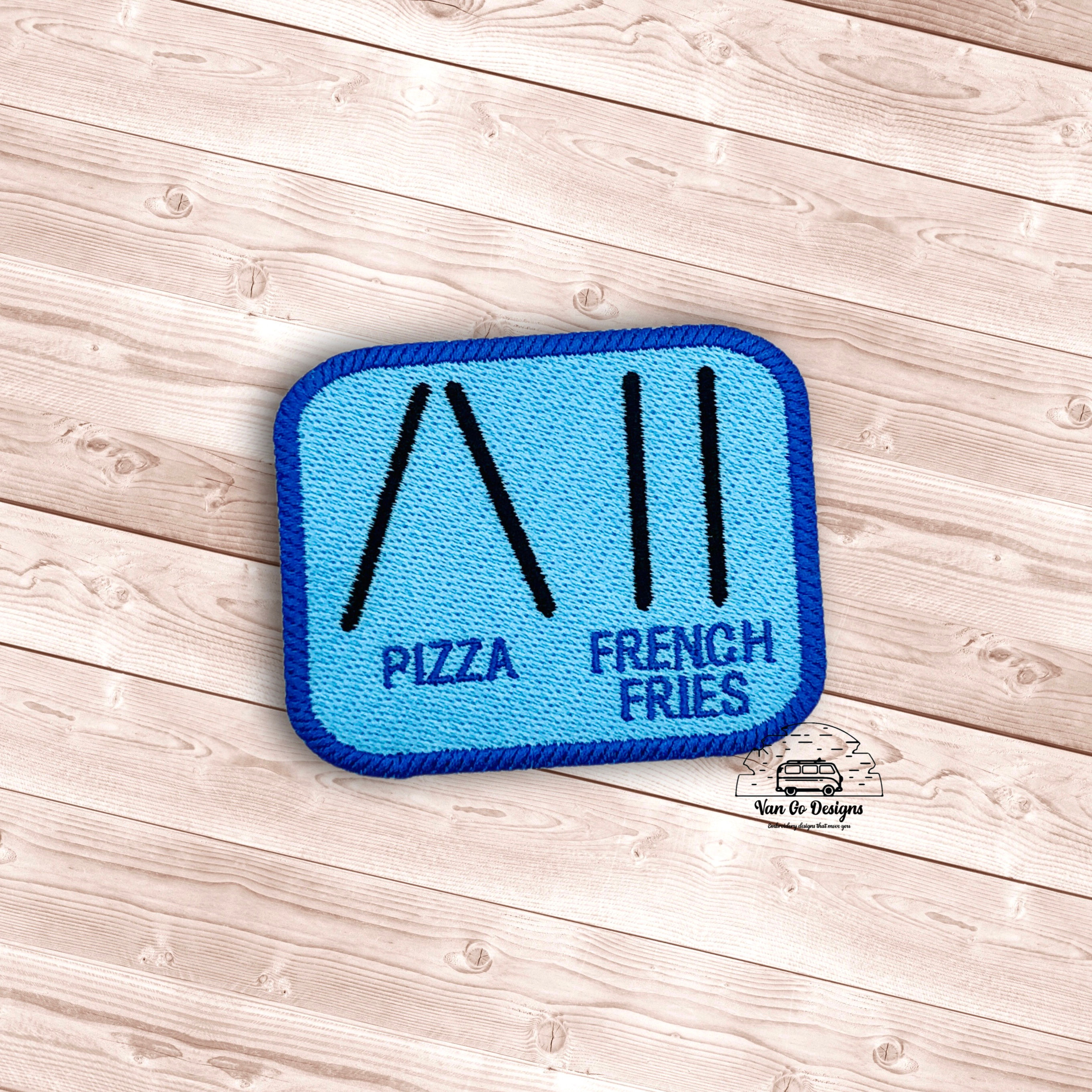 Pizza French Fries Patch- DIGITAL DOWNLOAD