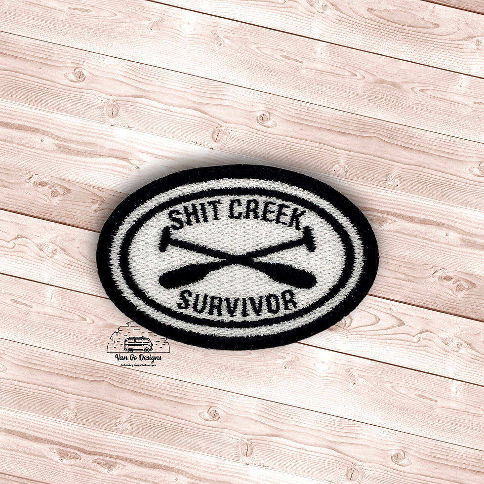 Creek Survivor Patch- DIGITAL DOWNLOAD