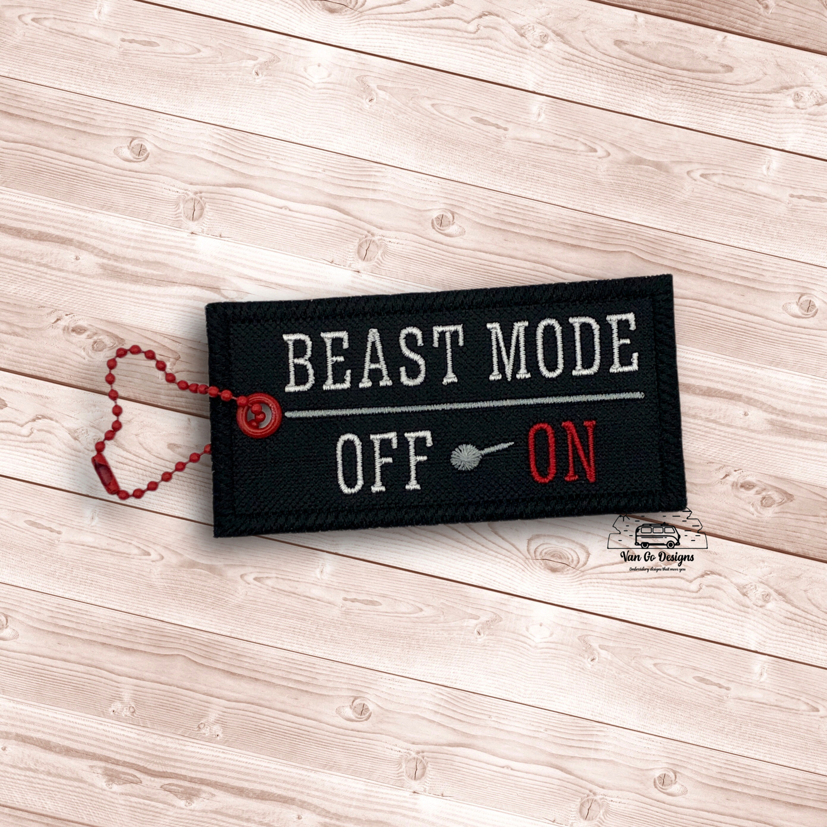 Beast Mode On Soft Bag Tag-  DIGITAL DOWNLOAD