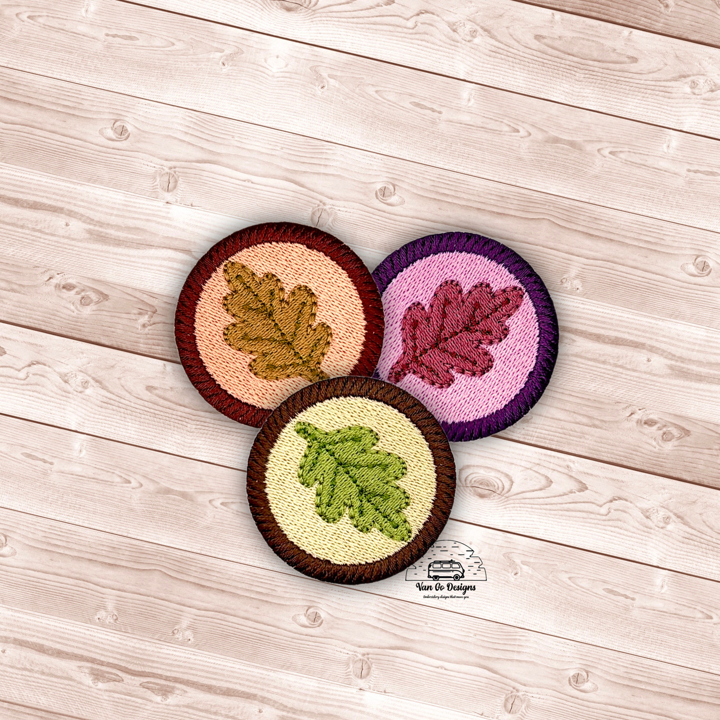 Peewee Oak Leaf Patch- DIGITAL DOWNLOAD