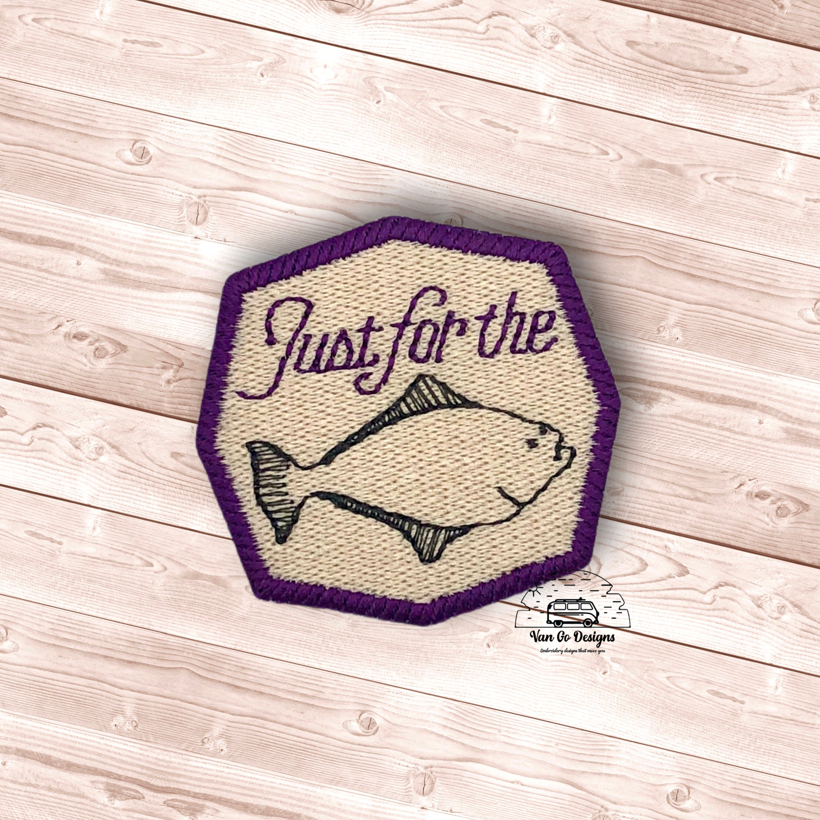 Just for the Halibut Patch- DIGITAL DOWNLOAD