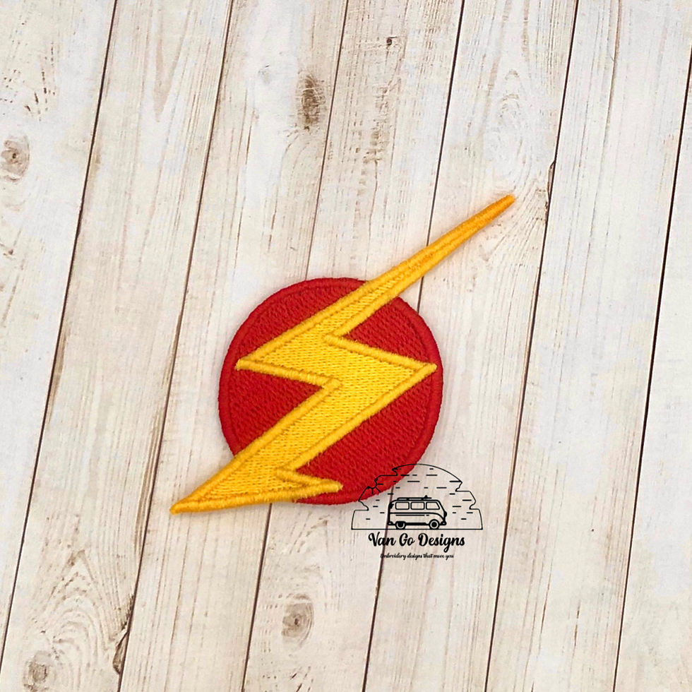 Lightning Bolt Patch- DIGITAL DOWNLOAD