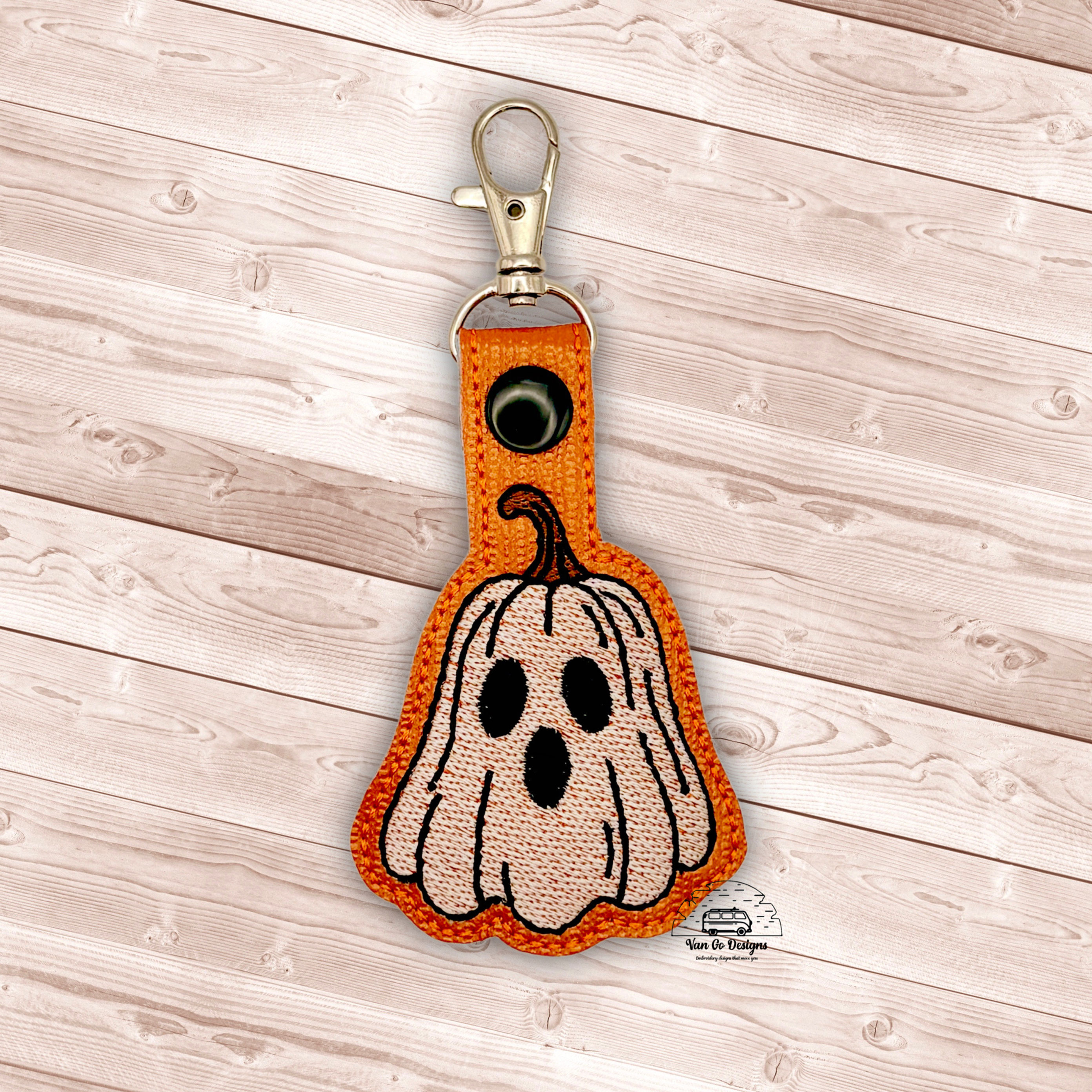 Pumpkin Ghost Snap Tag- DIGITAL DOWNLOAD