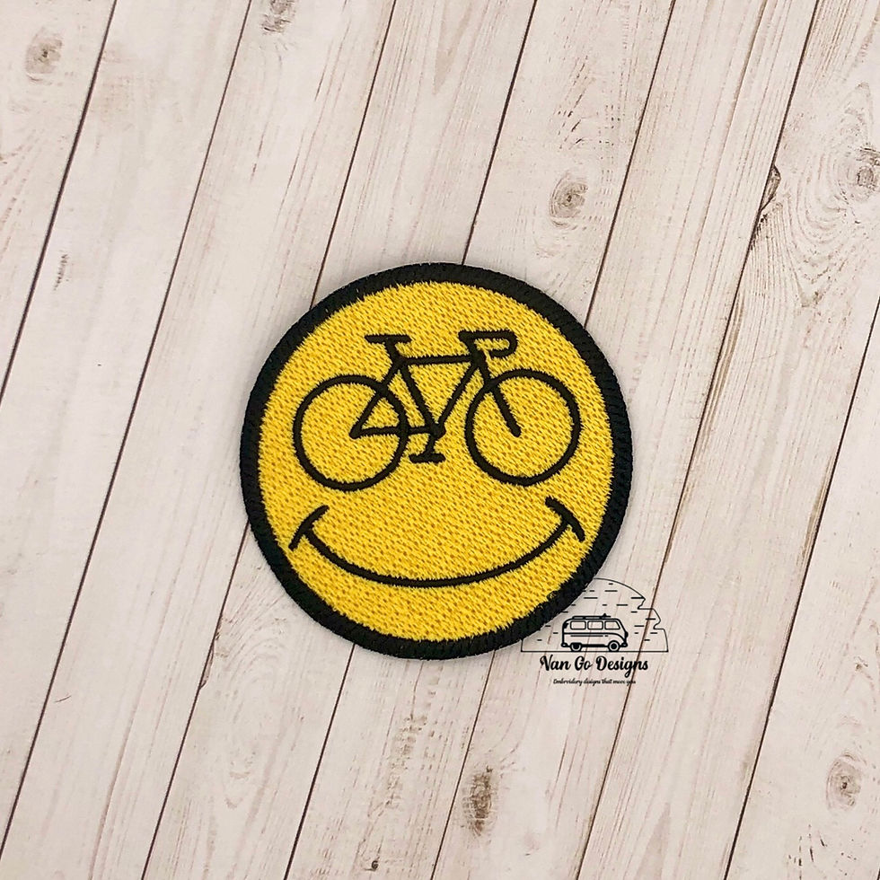 Happy Bike Patch- DIGITAL DOWNLOAD