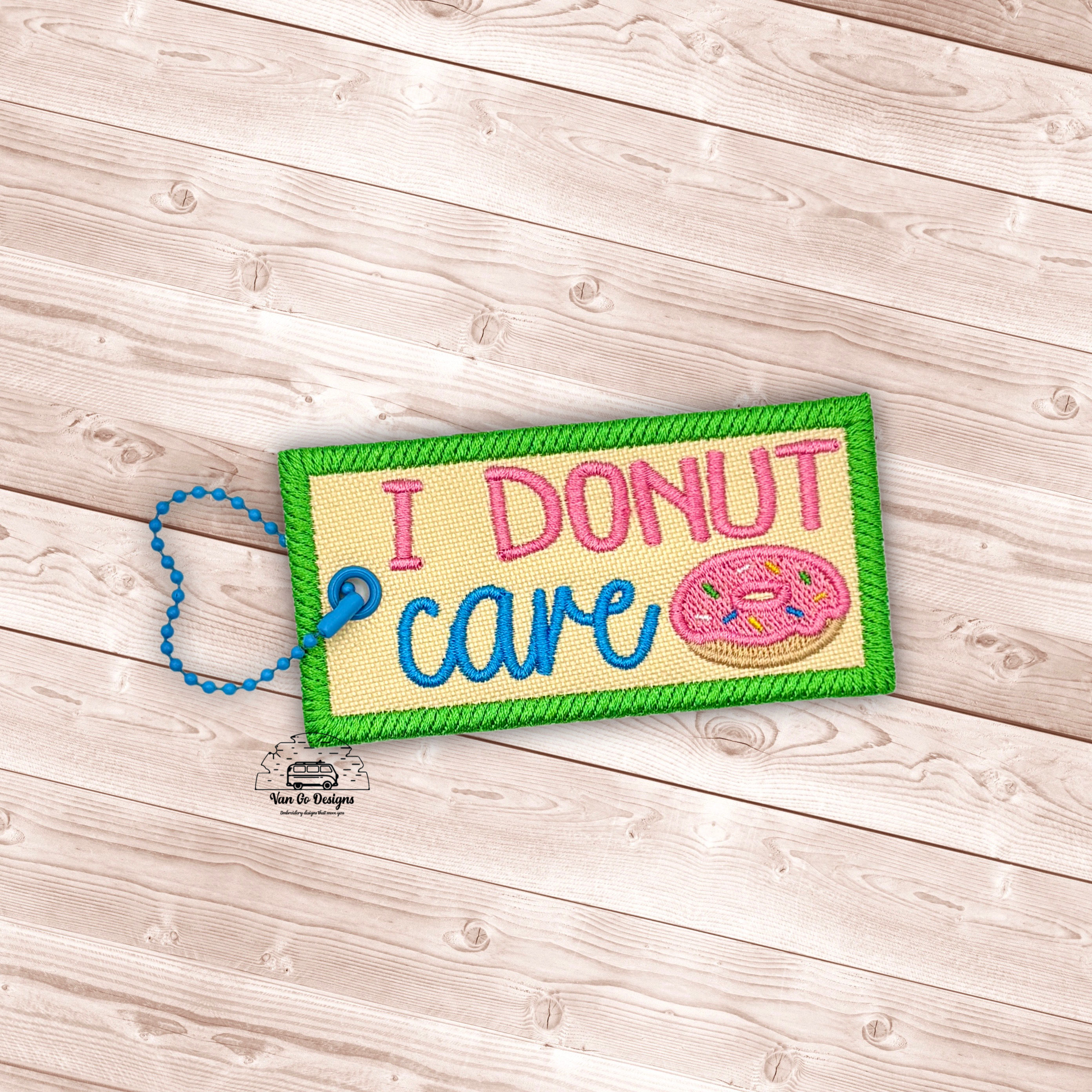 Donut Care Soft Bag Tag- DIGITAL DOWNLOAD