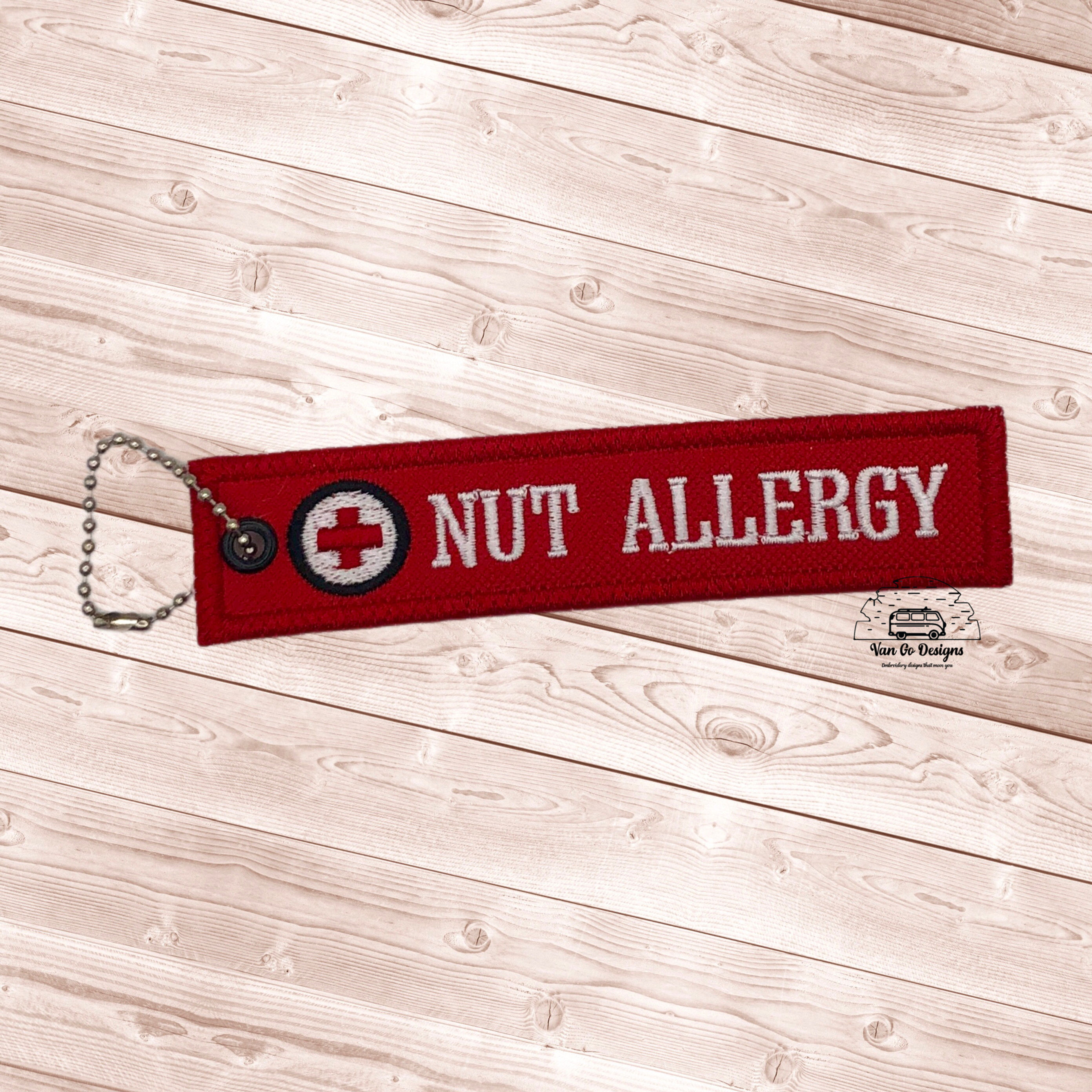 5x7 Nut Allergy Soft Key Tag-  DIGITAL DOWNLOAD