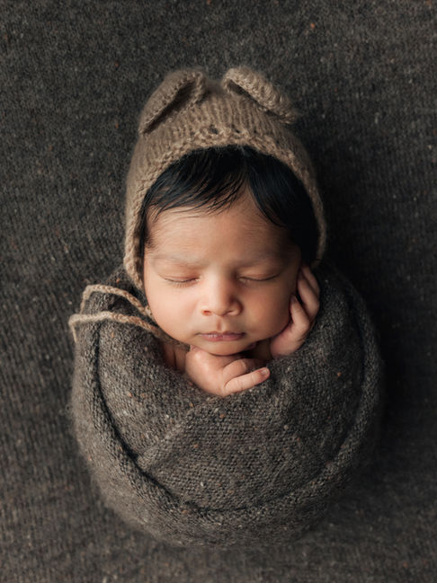 In-home newborn session in San Diego