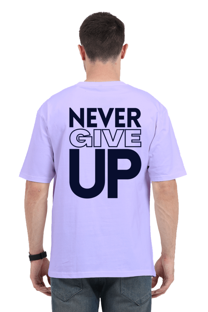 Thumbnail: Never Give Up - Oversized Classic T-shirt - Colors 1