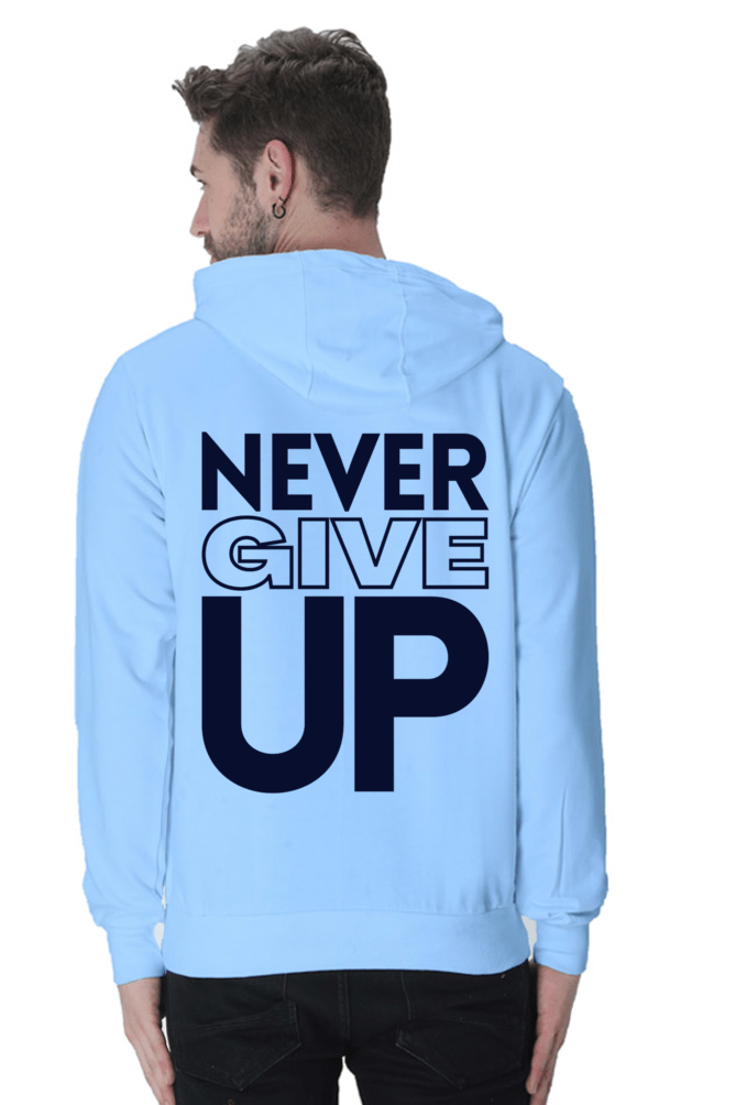 Thumbnail: Never Give Up - Unisex Hooded Sweatshirt - Color 2