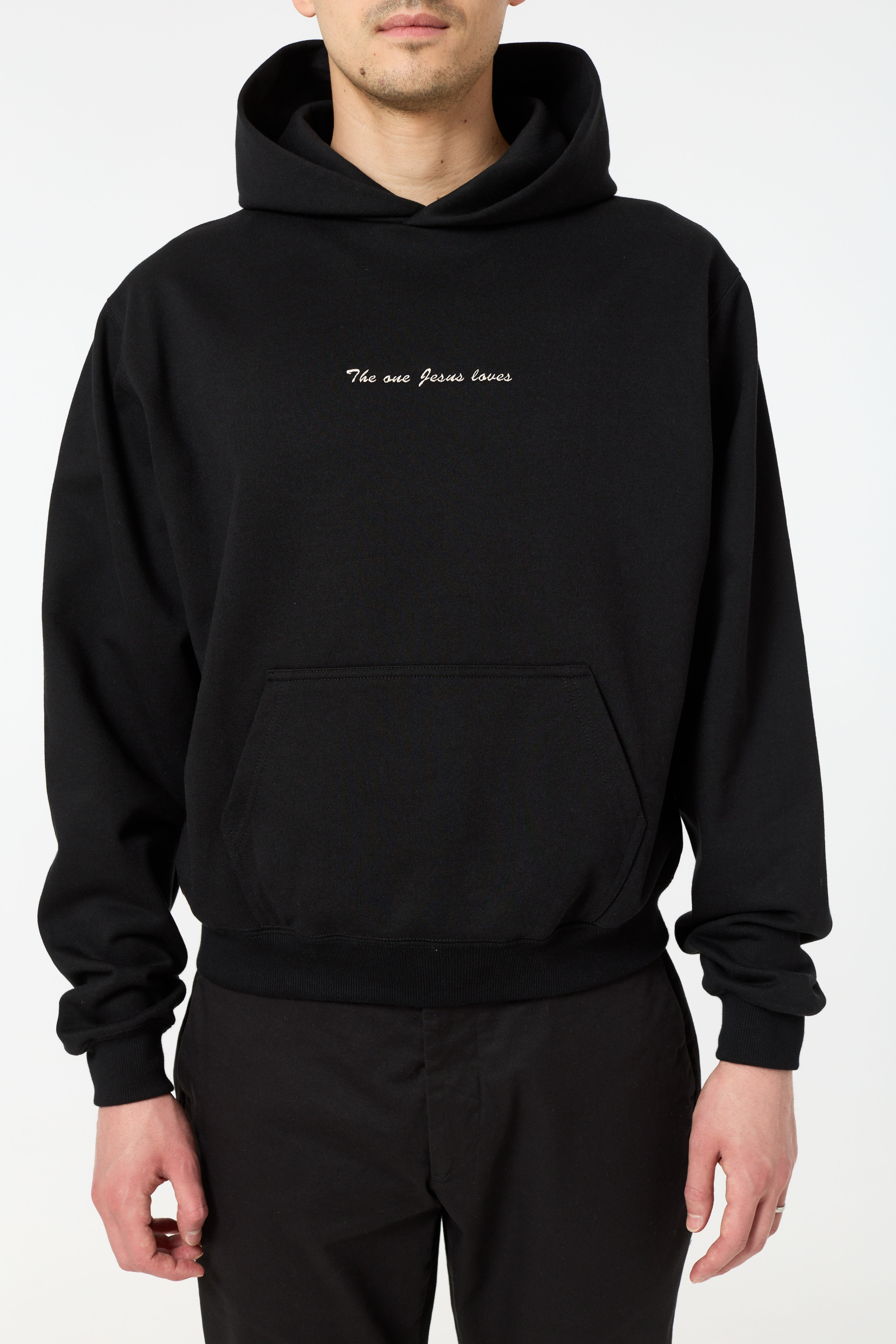 'The one Jesus loves' Hoodie - French Terry