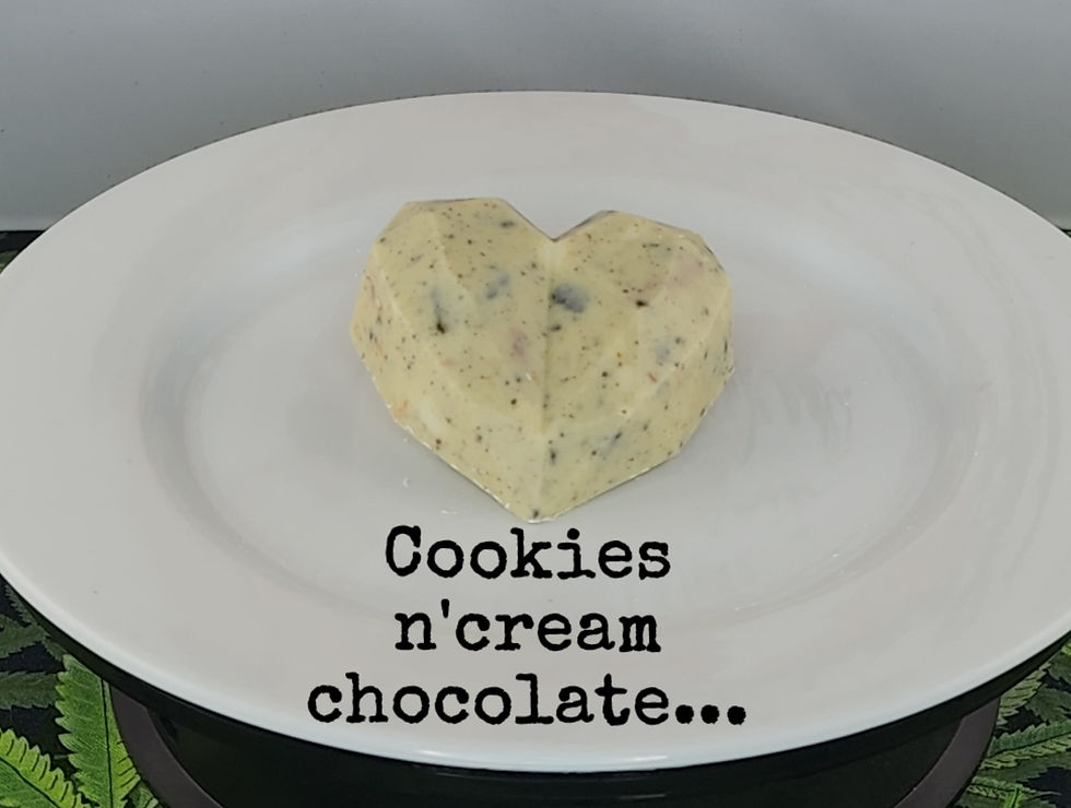 Cookies n' Cream Chocolate Heart
