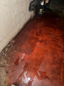 Oil Spill in Basement