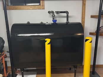 Oil Tank in Basement