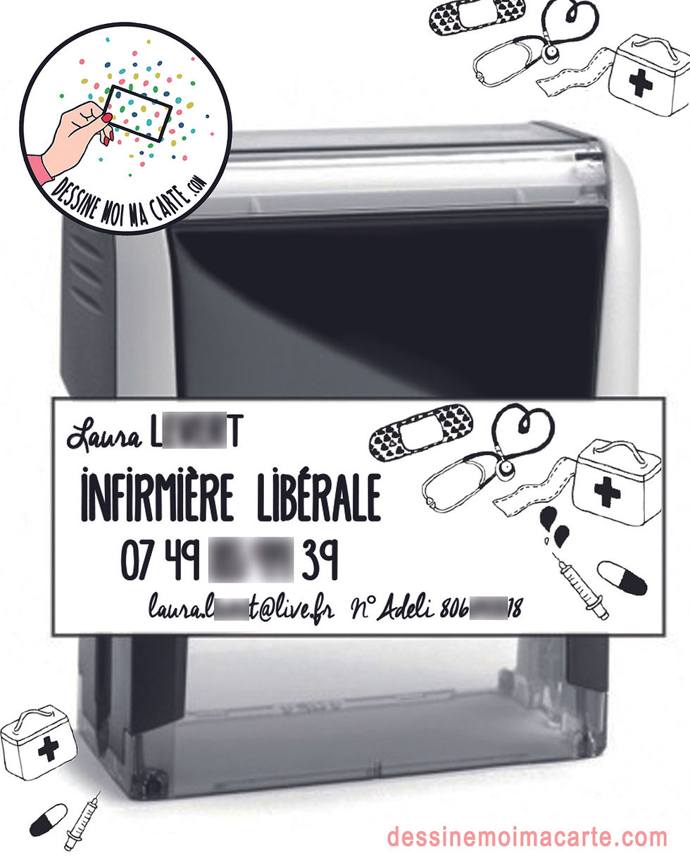 Miniature : TAMPON INFIRMIÈRE - "ENVOLÉE"