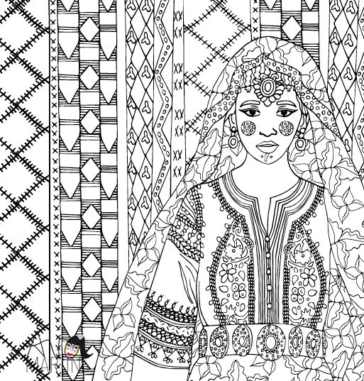 coloriage maroc