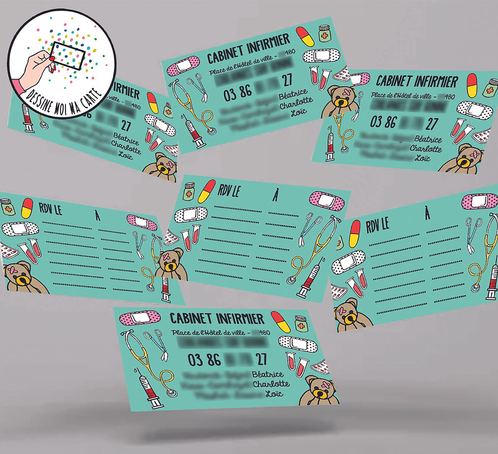 Miniature : CARTE SUR MESURE - RECTO/VERSO