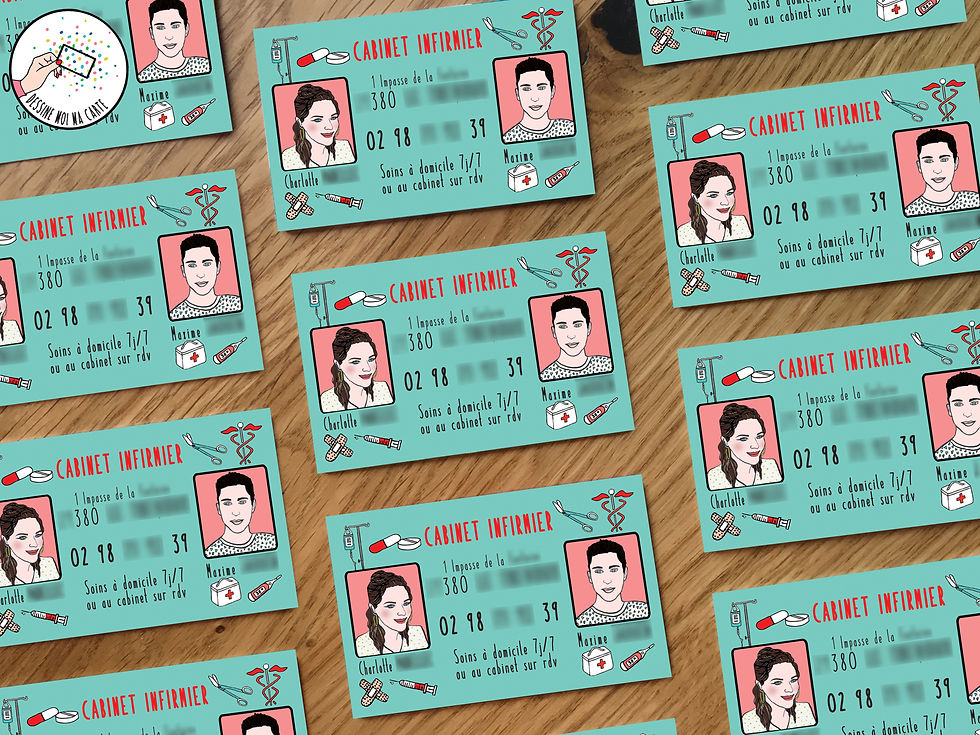 Miniature : CARTE SUR MESURE - RECTO - PORTRAITS