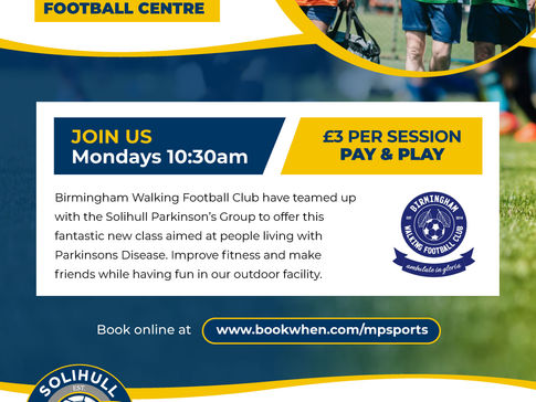 Parkinsons Specific Walking Football 