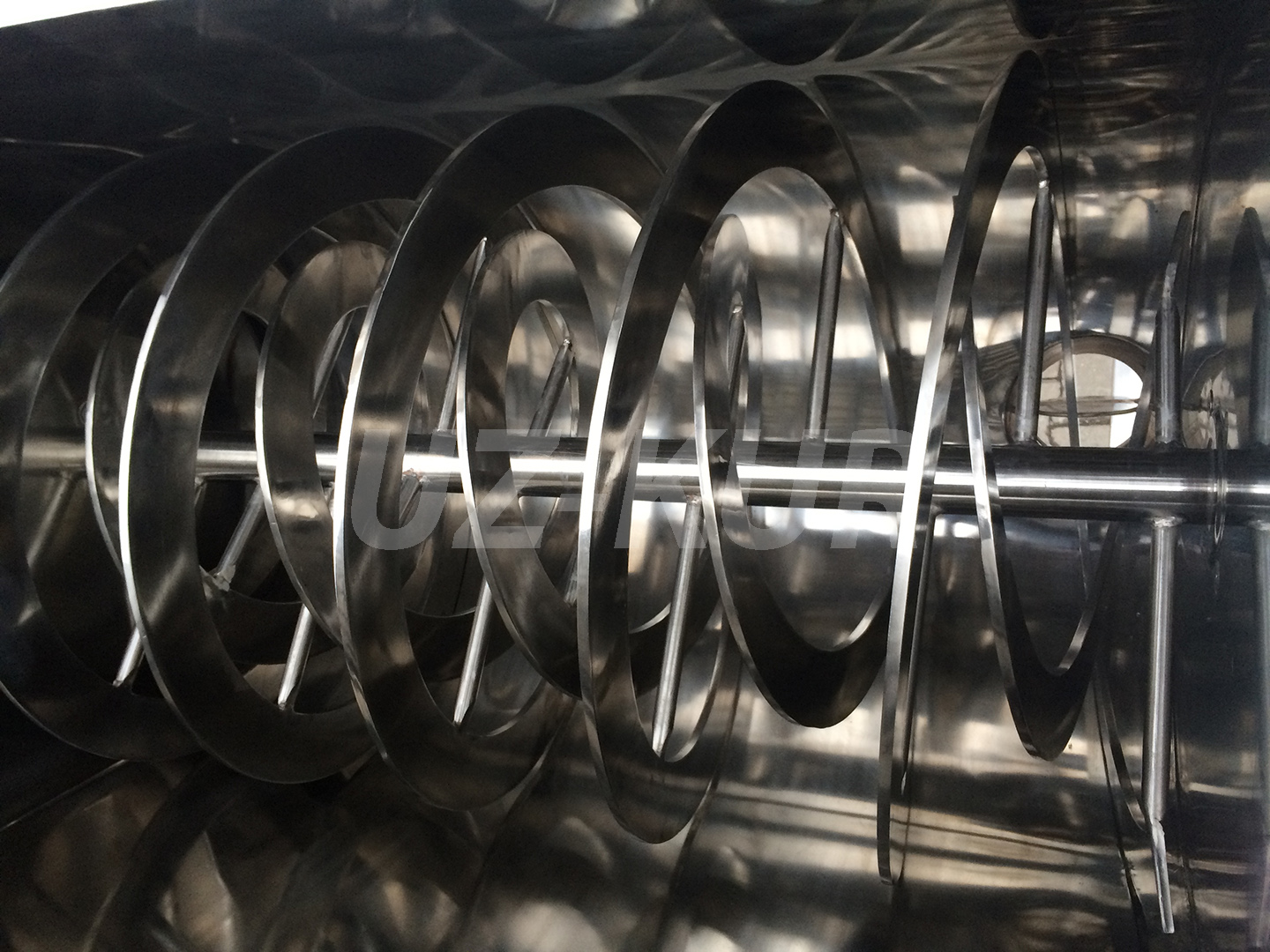 Helezonik Toz Mikser (Ribbon Mikser) Uzkur Metal