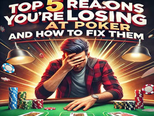 포커에서 지는 5가지 이유와 해결 방법 – 실수를 줄이고 승률을 높이는 필수 전략