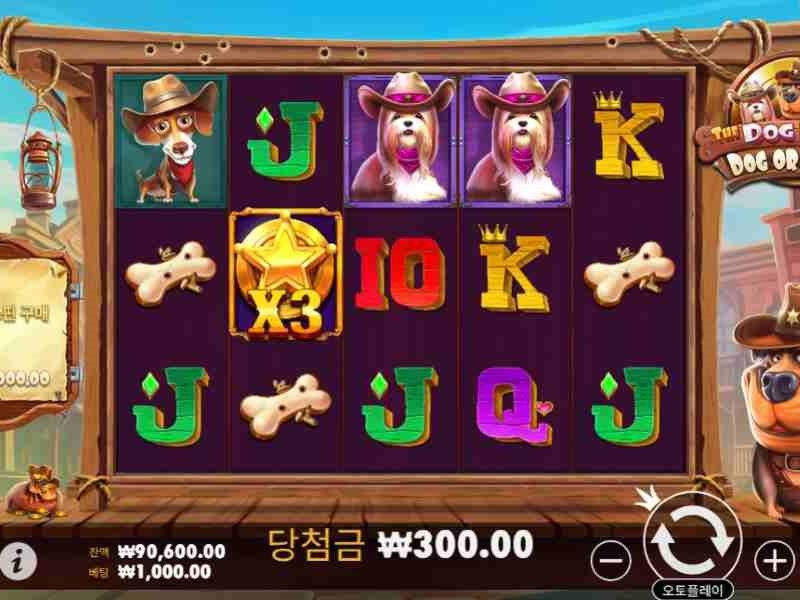 도그 하우스 - 도그 얼라이브 소개 및 슬롯사이트 플레이 팁: 서부 모험과 강아지들의 대활약을 즐겨보세요