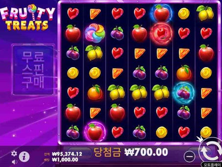 후르티 트릿스 소개 및 슬롯사이트 팁: 다채로운 과일 심볼과 거대한 배수 잠재력 활용법