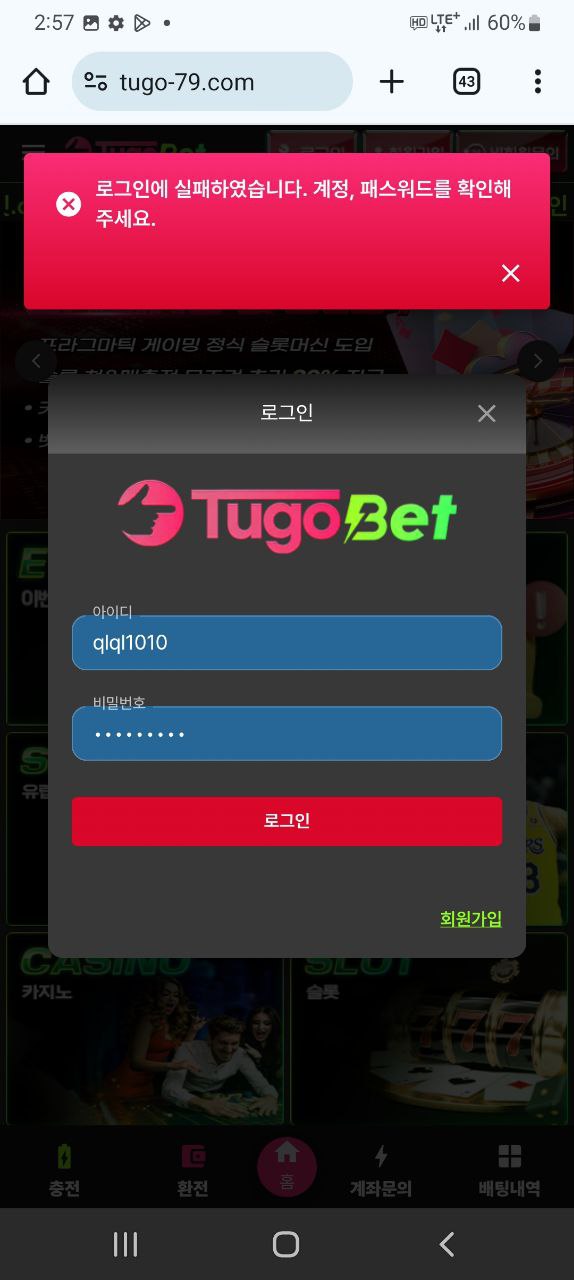 투고벳 먹튀 증거 2